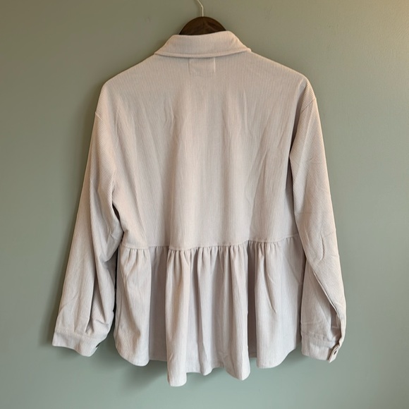 Super Soft Button Down Corduroy Flannel - Never Worn - Picture 3 of 11